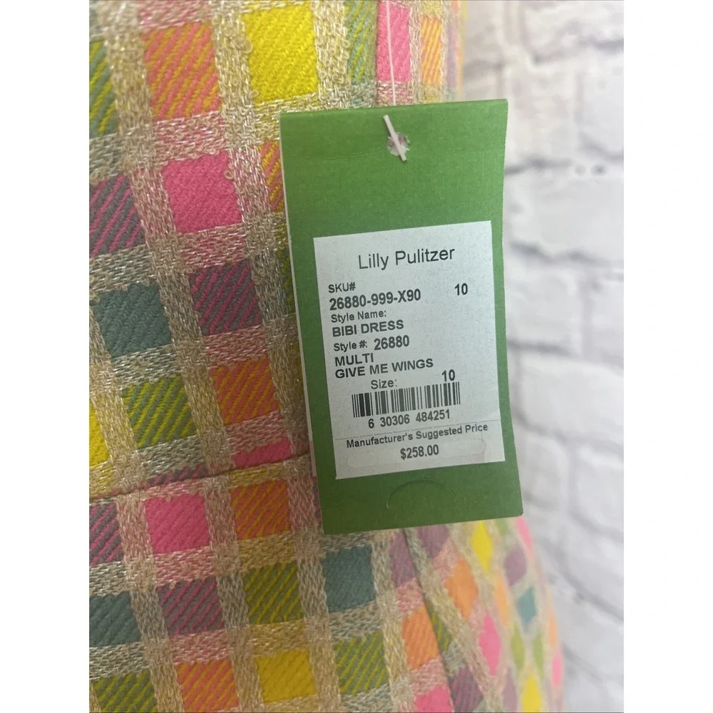 Lilly Pulitzer NWT Coquette Preppy Strapless BiBi Boucle Tweed Party Dress 10 - Picture 4 of 14